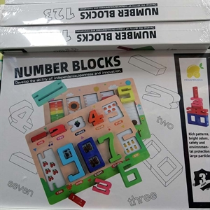 Zabawka - klocki numeryczne