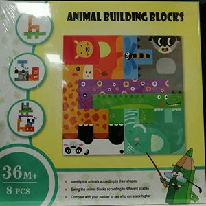 Zabawka - klocki w kształcie zwierzątek