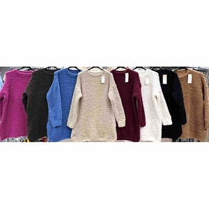 Tunika sweterkowa damska okrągła