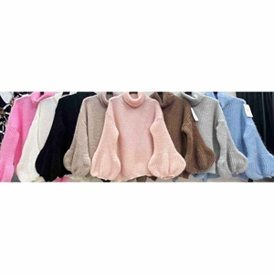 Sweter damski z golfem