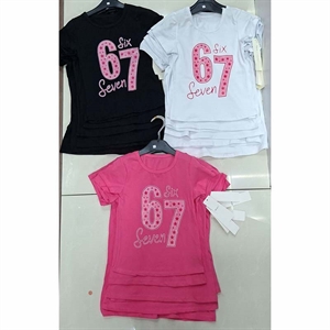 Bluzka bawełna dziewczęca  4-14 lat