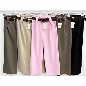 Spodnie szerokie nogawki damskie produkt Włoski
