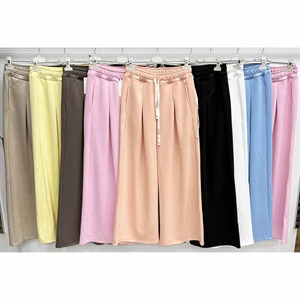 Spodnie szerokie nogawki damskie produkt Włoski