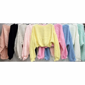 Sweter damski okrągły