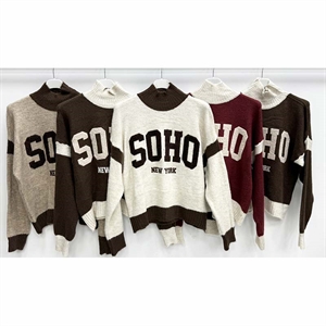 Sweter damski z golfem