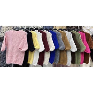 Sweter damski z krótkim rękawem