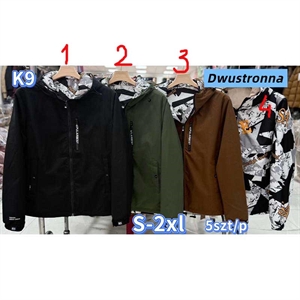 Kurtka dwustronna męska  S-2XL