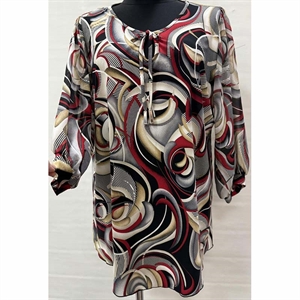 Tunika damska rekaw szyfon produkt Polski  54-60