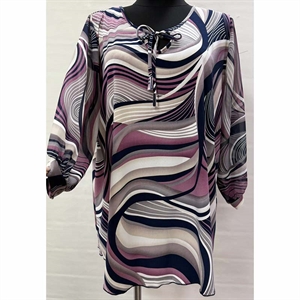 Tunika damska rekaw szyfon produkt Polski  54-60