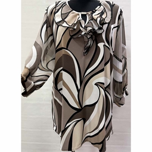 Tunika damska rekaw z szyfon produkt Polski  54-60