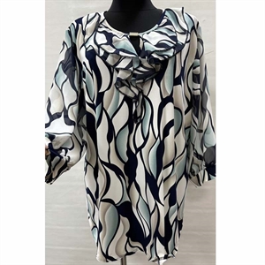 Tunika damska rekaw z szyfon produkt Polski  54-60