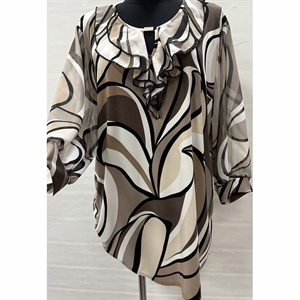 Tunika damska rekaw z szyfon produkt Polski  54-60