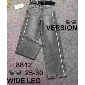 Jeansy szerokie nogawki  25-30