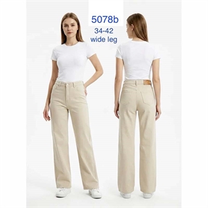 Jeansy szerokie nogawki  34-42