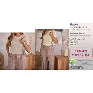 Bluzka damska produkt Polski S/M M/L L/XL