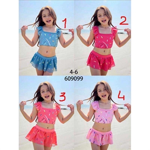 Strój kąpielowy dziewczęcy  4-6 lat