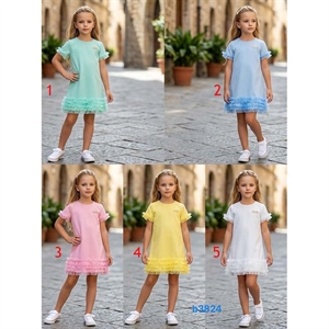 Sukienka dziewczęca  4-14 lat