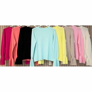 Sweter damski okrągły