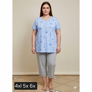 Piżama damska Big Size  4XL-6XL