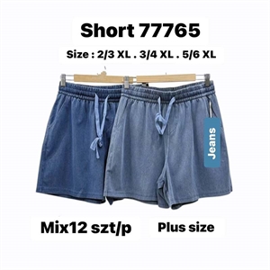 Spodenki jeansowe damskie 2/3XL-5/6XL