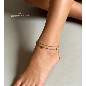 Bransoletka na nogę