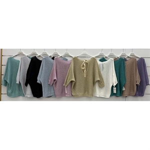 Sweter damski okrągły