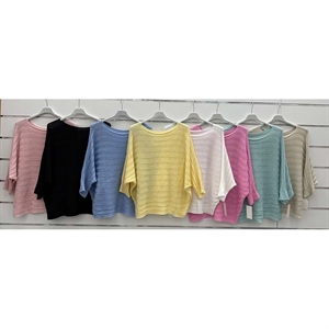 Sweter damski okrągły