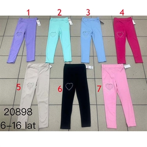 Legginsy dziewczęce  6-16 lat