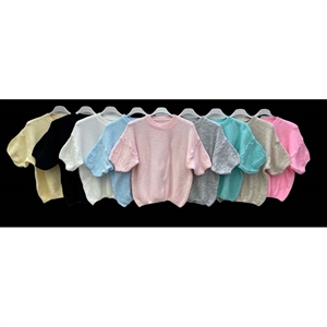 Sweter damski krótki rękaw