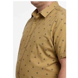 Koszula męska krótki rękaw wzór krój regular produkt Turecki  M-2XL