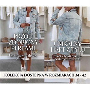 Kurtka jeansowa damska  34-42