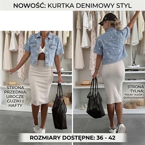 Kurtka jeansowa damska  36-42
