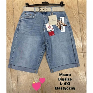 Spodenki jeansowe damskie Big Size  L-4XL