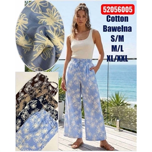 Spodnie szerokie nogawki damskie  S/M-XL/2XL