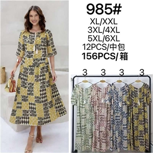 Sukienka damska Big Size  XL/2XL-5XL/6XL