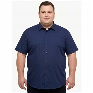 koszula nadwymiar gładkie z krótkim rekawem 3XL-6XL
