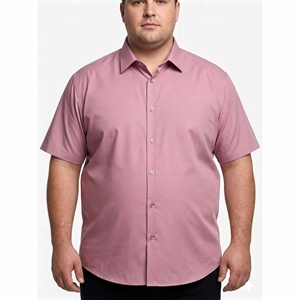 koszula nadwymiar gładkie z krótkim rekawem 3XL-6XL