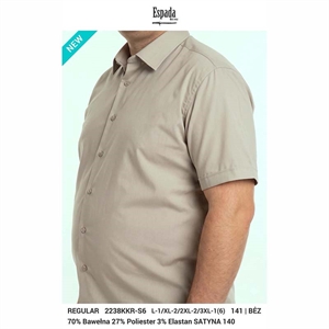 koszula eleganckie na krótki rekaw L-3XL