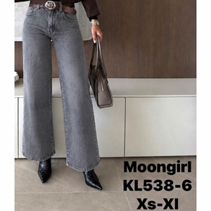 Jeansy szerokie nogawki  XS-XL