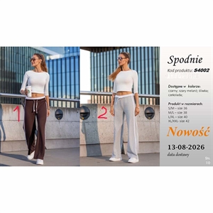 Spodnie szerokie nogawki damskie produkt Polski  S/M-M/L-L/XL-XL/2XL(36-38-40-42)