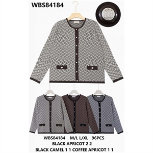 Sweter damski zapinany na guziki  M/L-L/XL