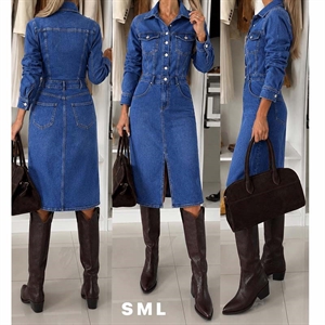 Sukienka jeansowa damska  S-L