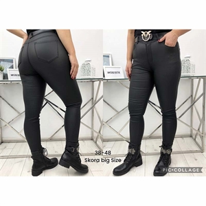 Spodnie ze sztucznej skóry Big Size  38-48
