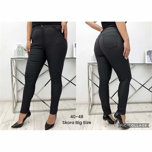 Spodnie ze sztucznej skóry Big Size  40-48