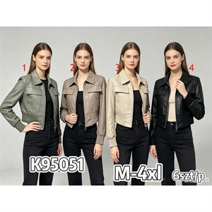 Kurtka skórzana zimowa  M-4XL