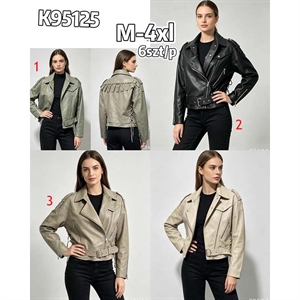 Kurtka skórzana zimowa  M-4XL