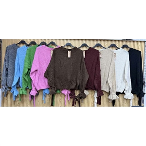 Sweter damski okrągły