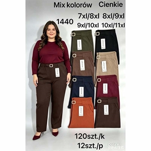 Spodnie cienkie damskie Big Size  7XL/8XL-10XL/11XL