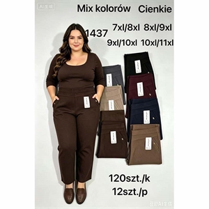Spodnie cienkie damskie Big Size  7XL/8XL-10XL/11XL