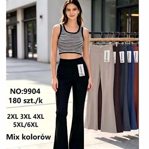 Legginsy dzwony damskie  2XL-5XL/6XL